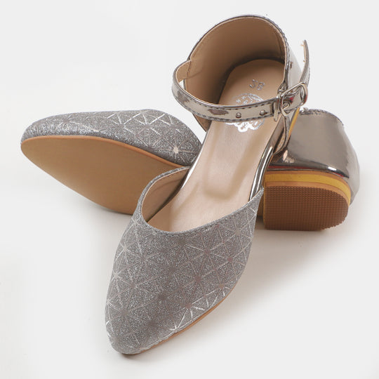 Girls Pump 456-8 - Grey