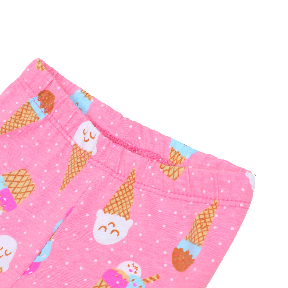 Infant Girls Tights Printed Ice Cream