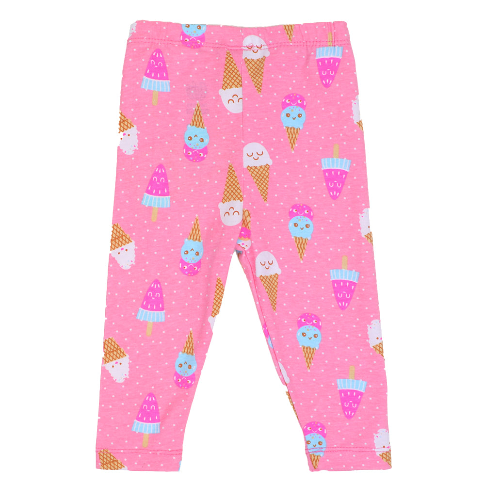 Infant Girls Tights Printed Ice Cream