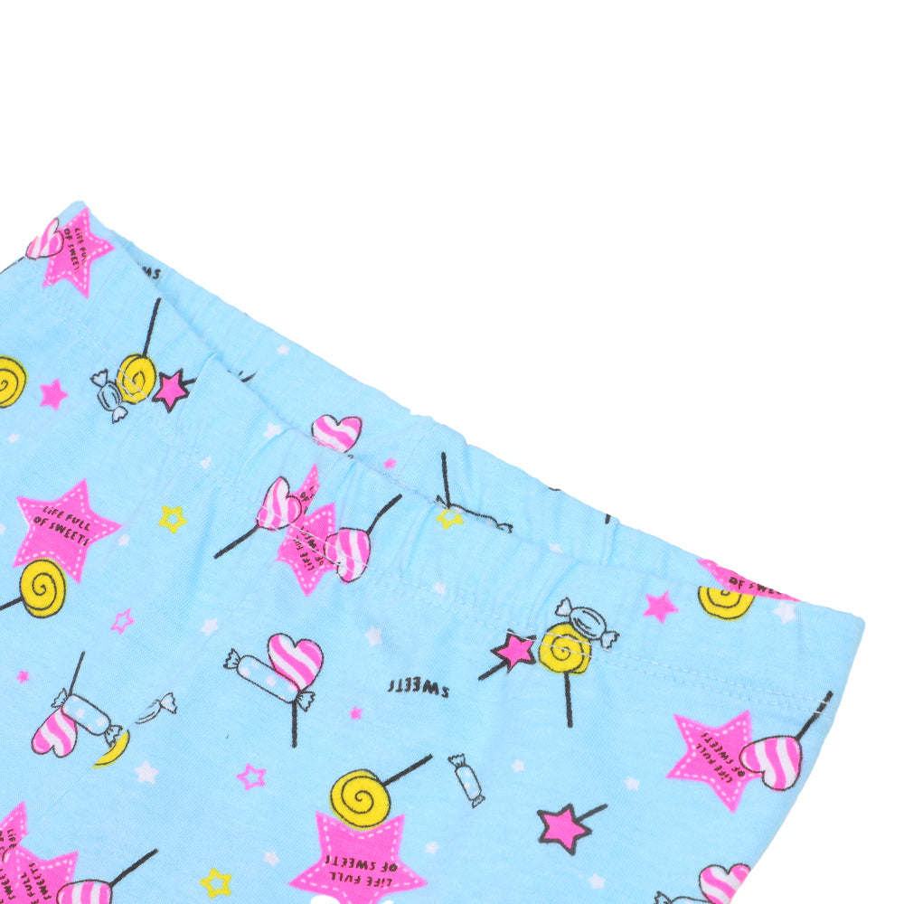 Infant Girls Tights Printed Candy Land -Printed