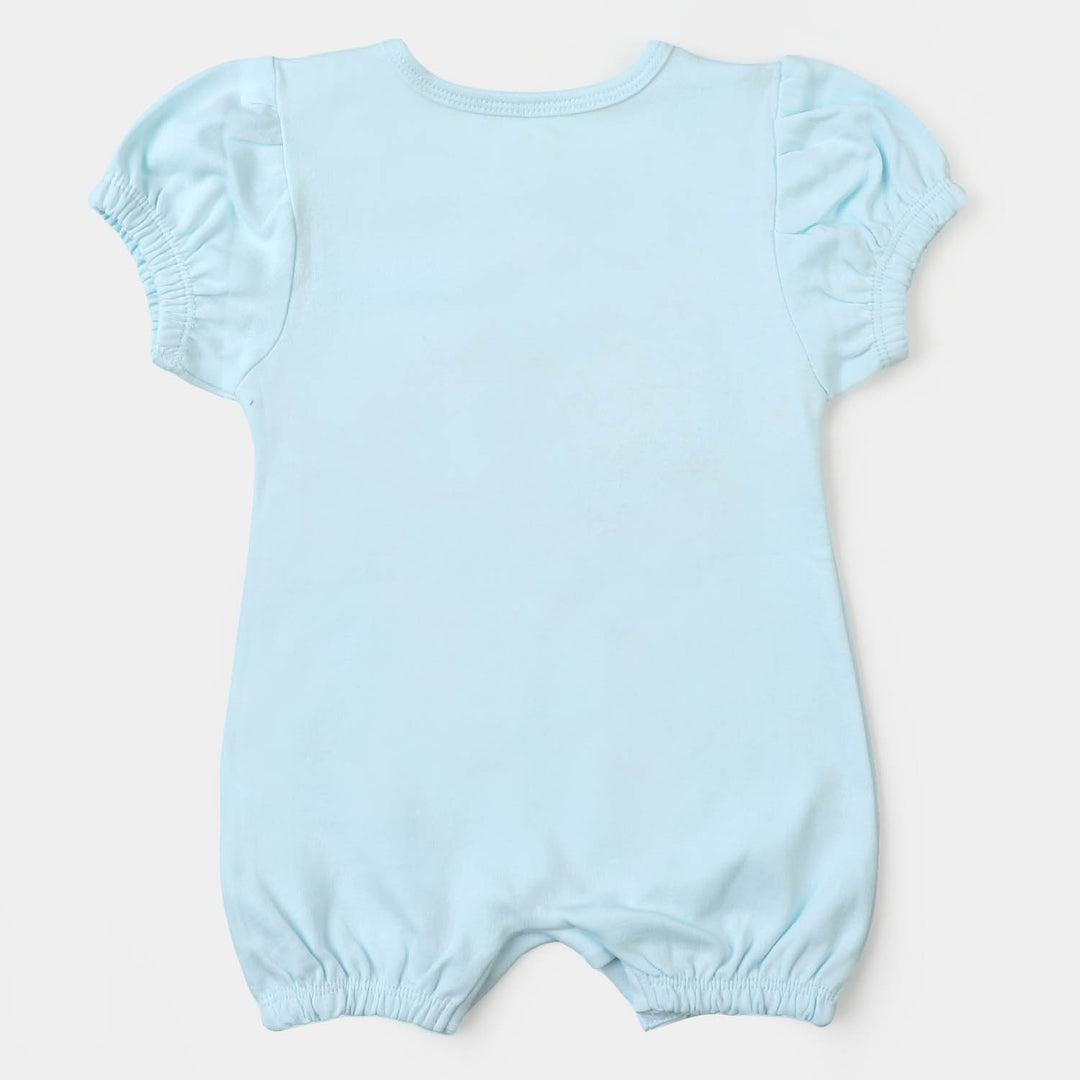 Infant Girls Knitted Romper Daddy Lots & Lots - Sky Blue