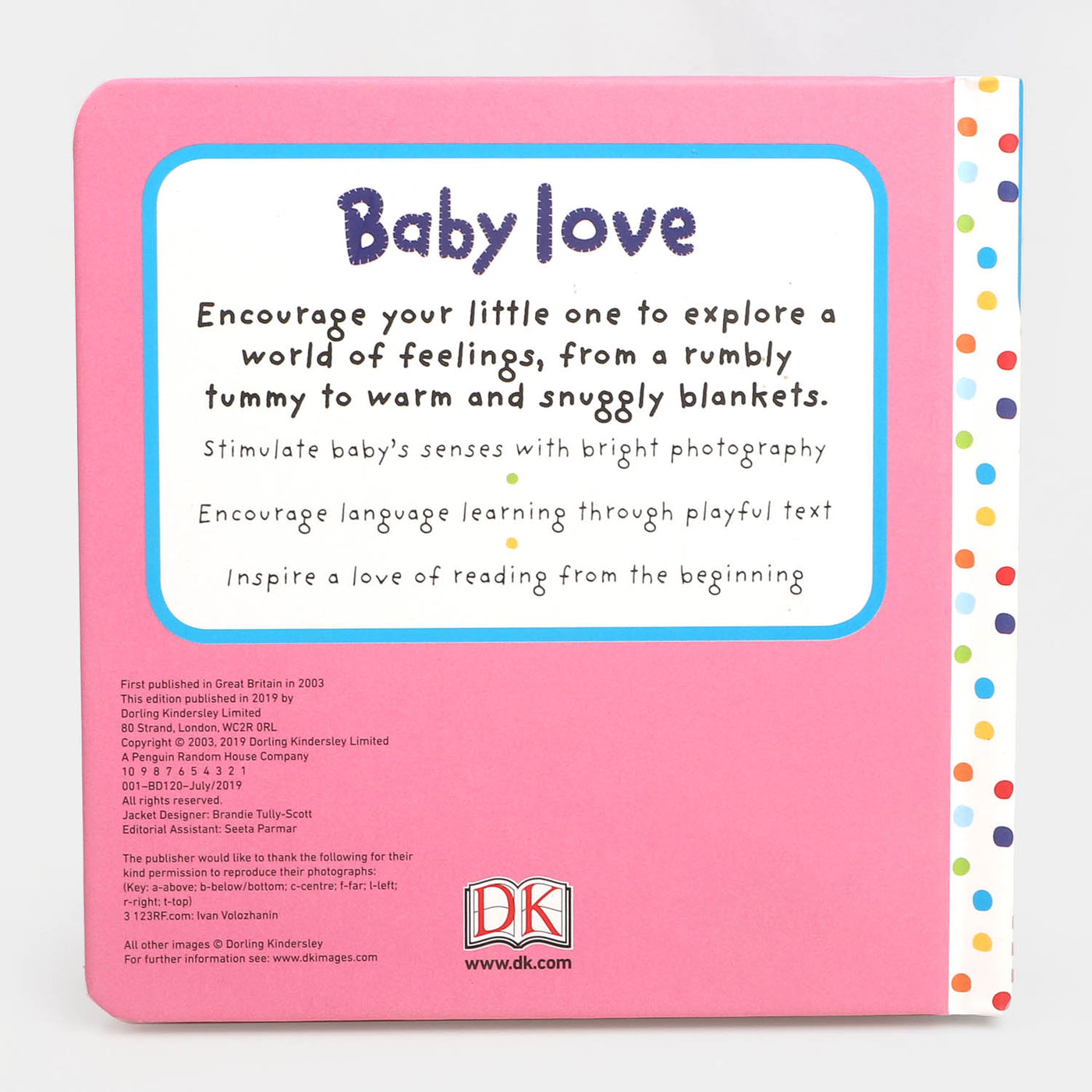 Educational Baby Love My Soft Teddy Board Book