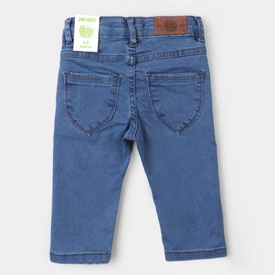 Infant Girls Denim Pant Cat Corn - Mid Blue