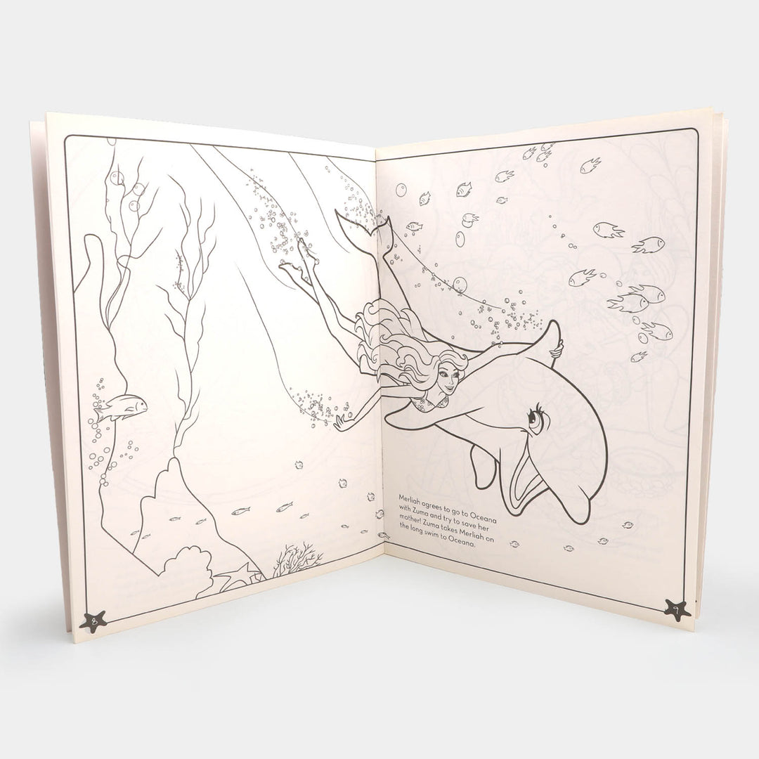 Mermaid Coloring Book For Kids