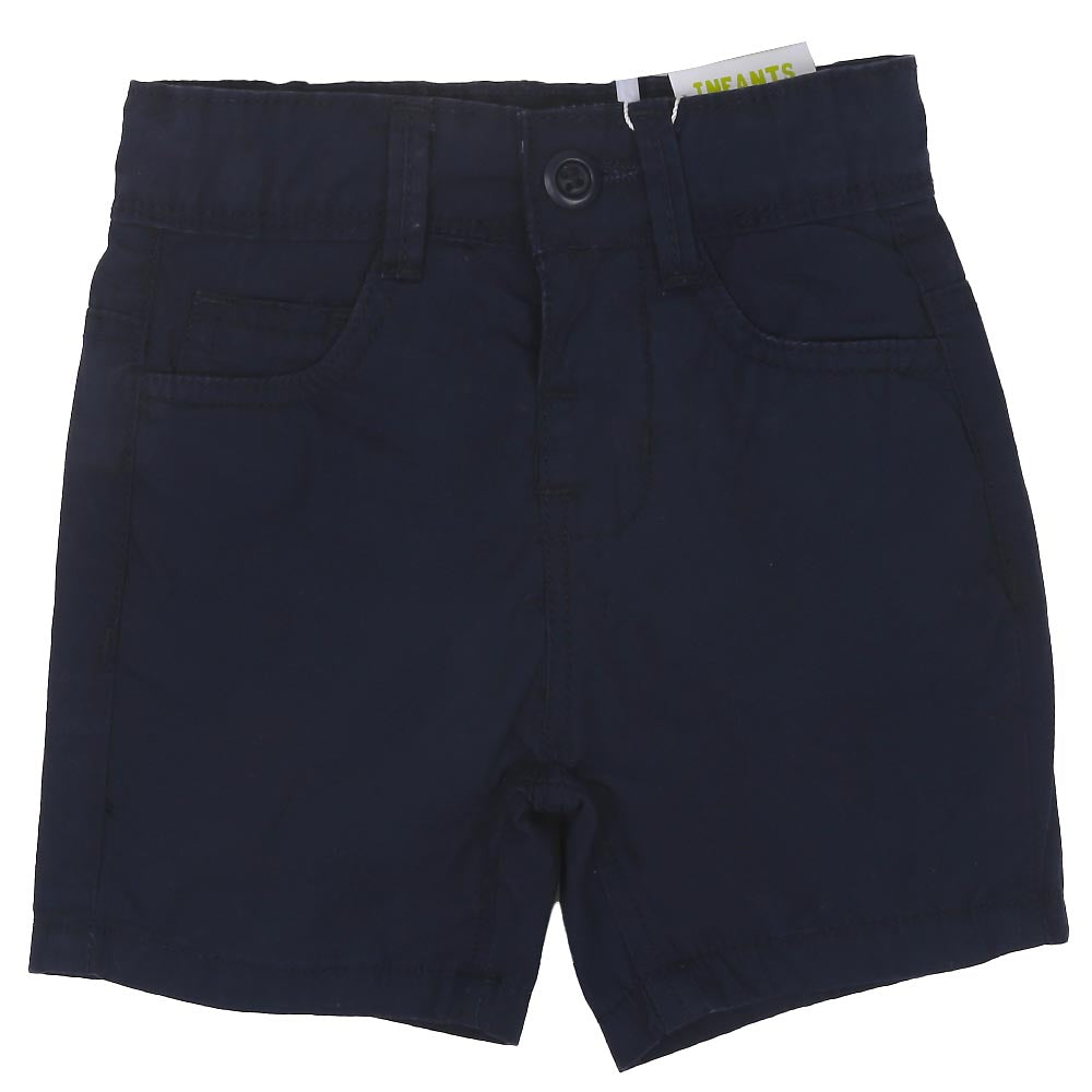 Infant Boys Short Cotton B-M - Navy Blue