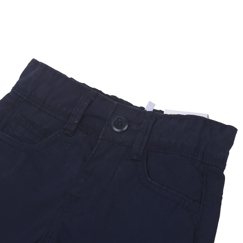 Infant Boys Short Cotton B-M - Navy Blue