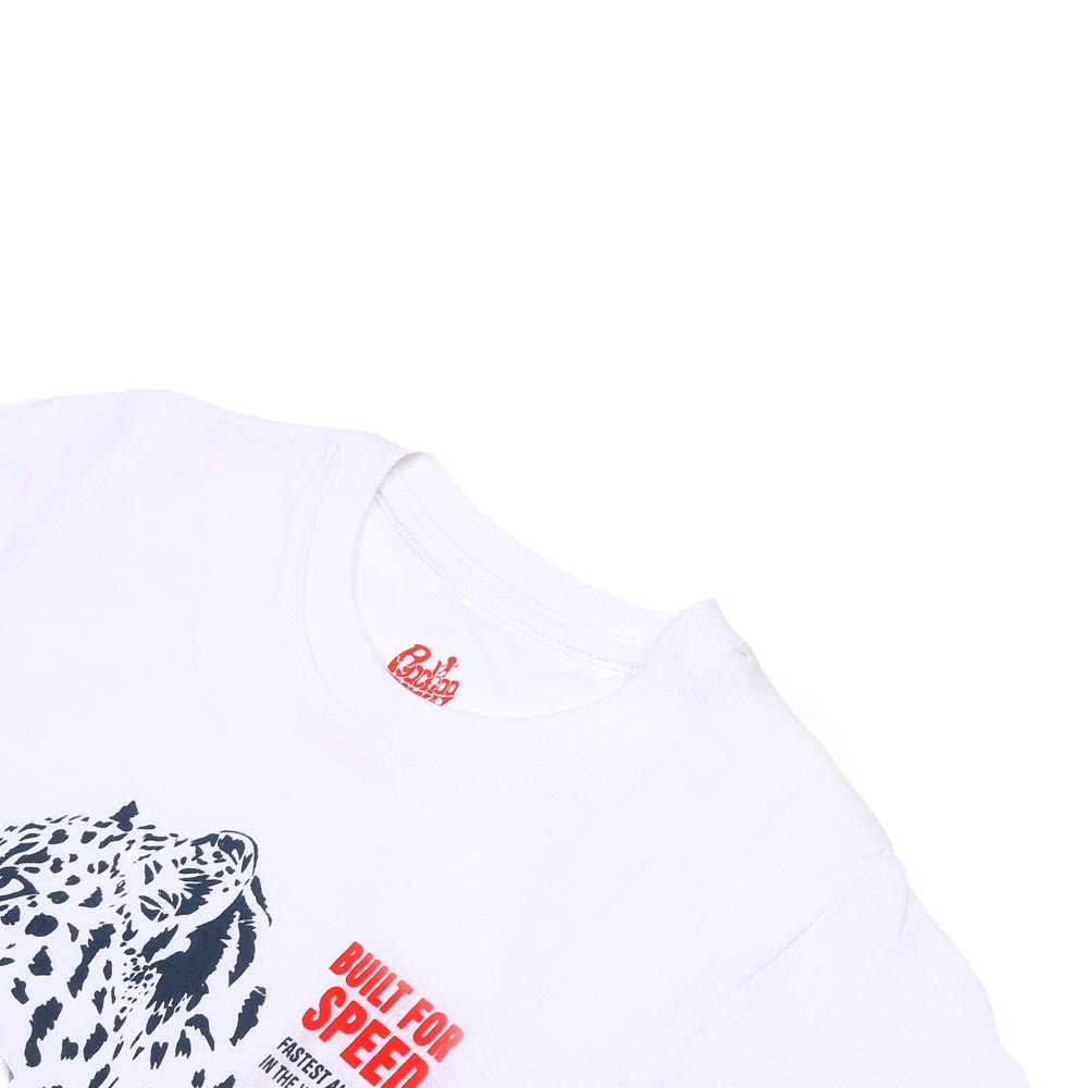 Boys T-shirt Live Free - B.White