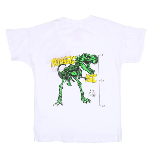 Boys T-shirt Triassic Age - B.White