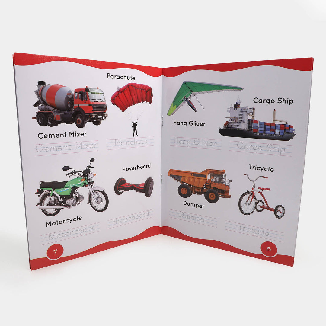 Write & Wipe Transport Book For Kids