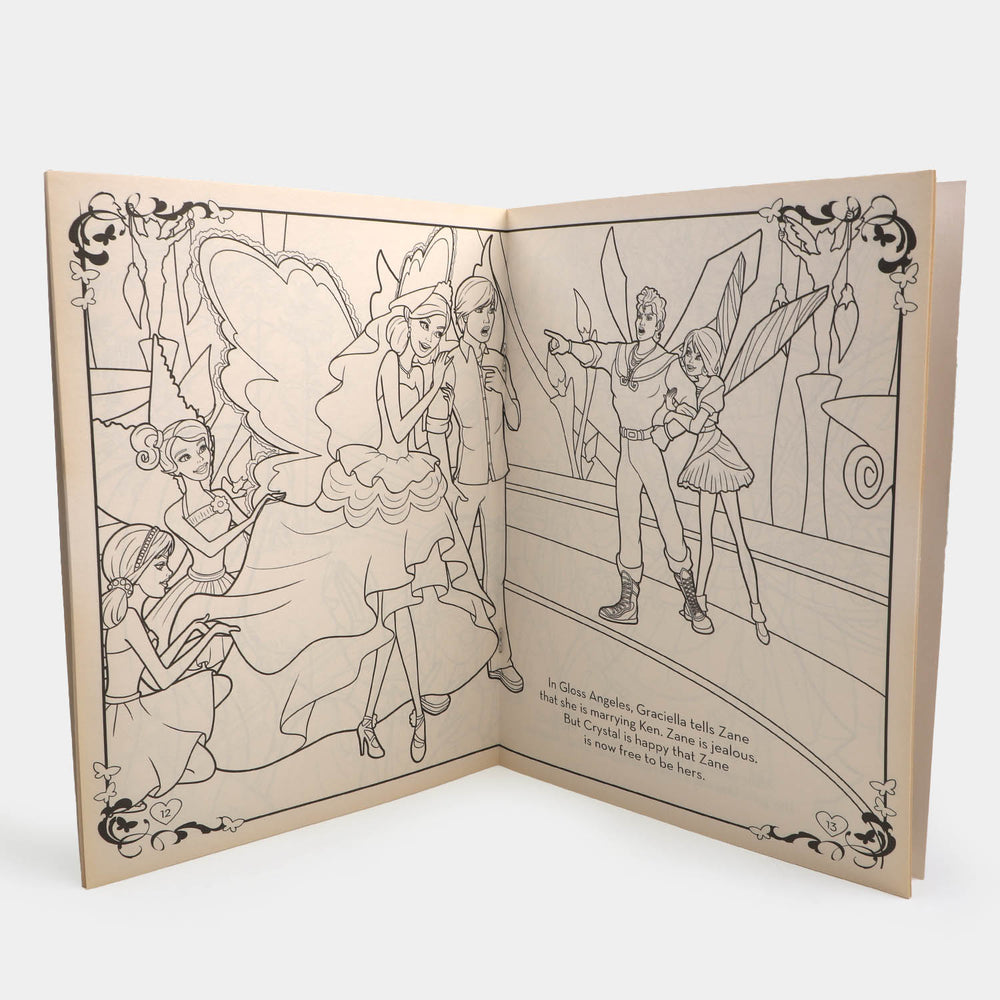 Kids Cute Doll Character Coloring Book
