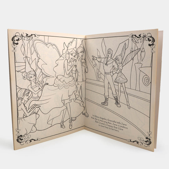 Kids Cute Doll Character Coloring Book