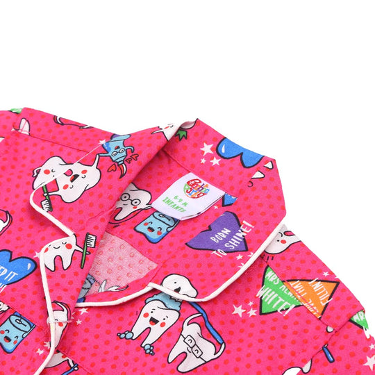 Infant Girls Woven Night Sweet Tooth - Pink
