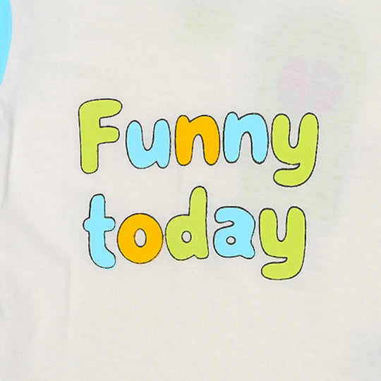 Infant Boys T-Shirt Funny Today - Blue