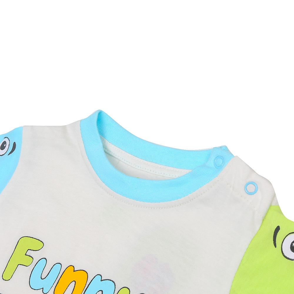 Infant Boys T-Shirt Funny Today - Blue