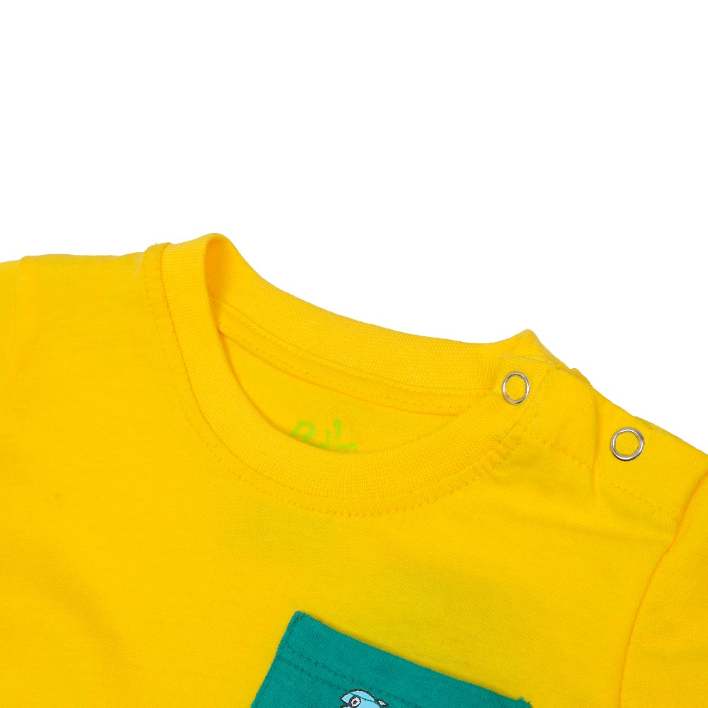 Infant Boys T-Shirt Croco - Yellow