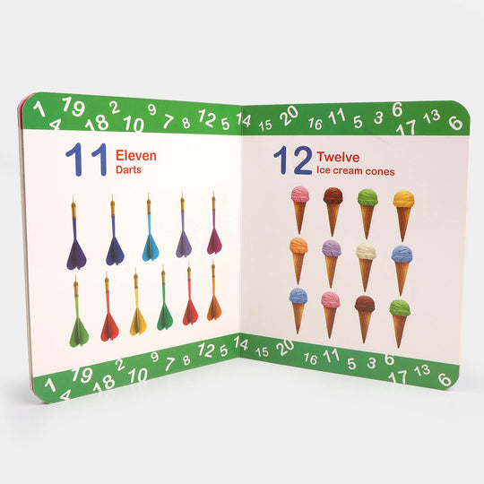Educational Kids Big Board Number Book
