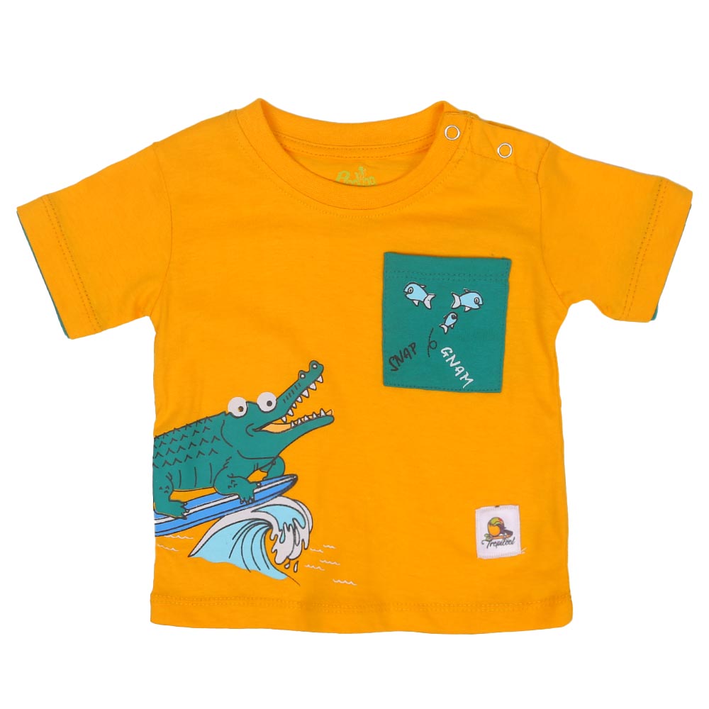Infant Boys T-Shirt Croco - Blazing