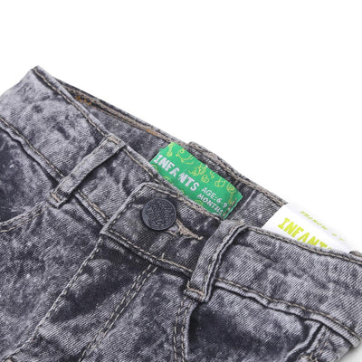 Infant Boys Short Denim Hello Summer - GREY