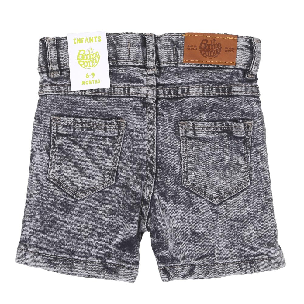 Infant Boys Short Denim Hello Summer - GREY