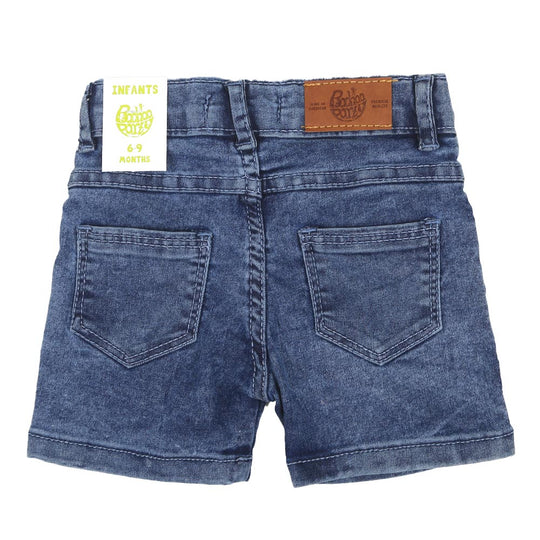 Infant Boys Shorts Denim Hello Summer - Blue