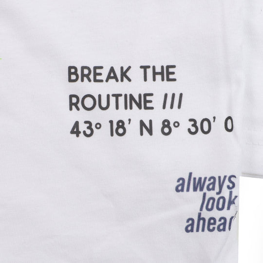 Boys Hooded T-Shirt Just Be Ready - B. White