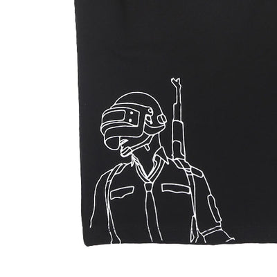 Boys T-Shirt H/S Chicken Dinner - Black