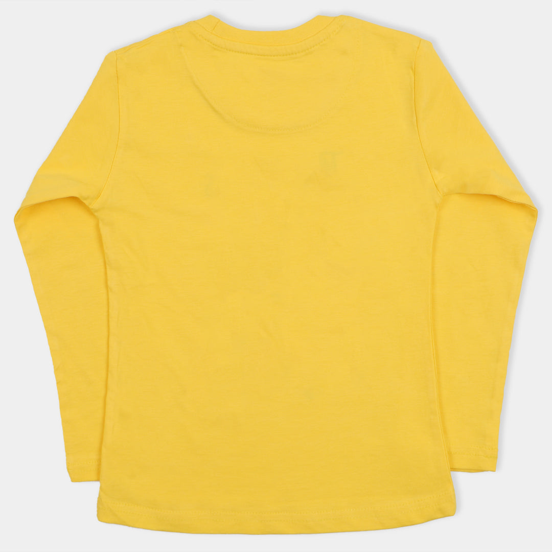 Girls T-Shirt F/S Supercool - Min-Yellow