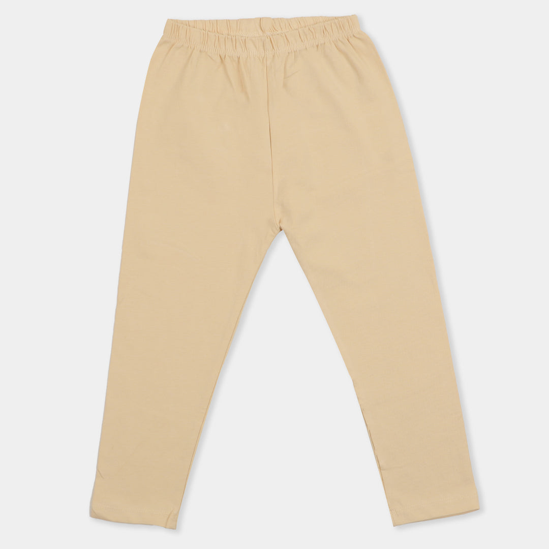 Girls Tight Basic - Wheat