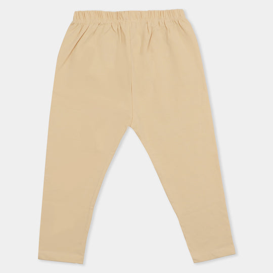 Girls Tight Basic - Wheat