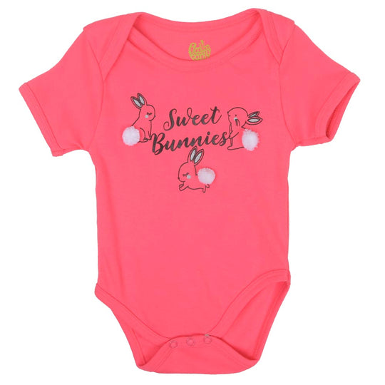 Unisex Romper Bunnies - Pink