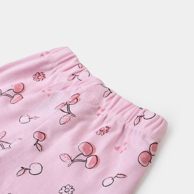 Infant Girls Rib Pyjamas Pack Of 3 - Multi