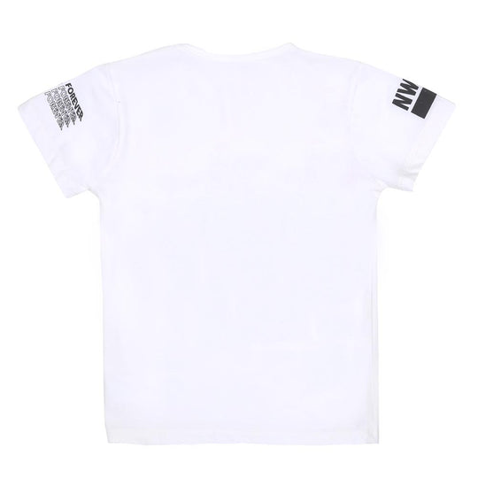 Boys T-Shirt H/S Always Forever - White