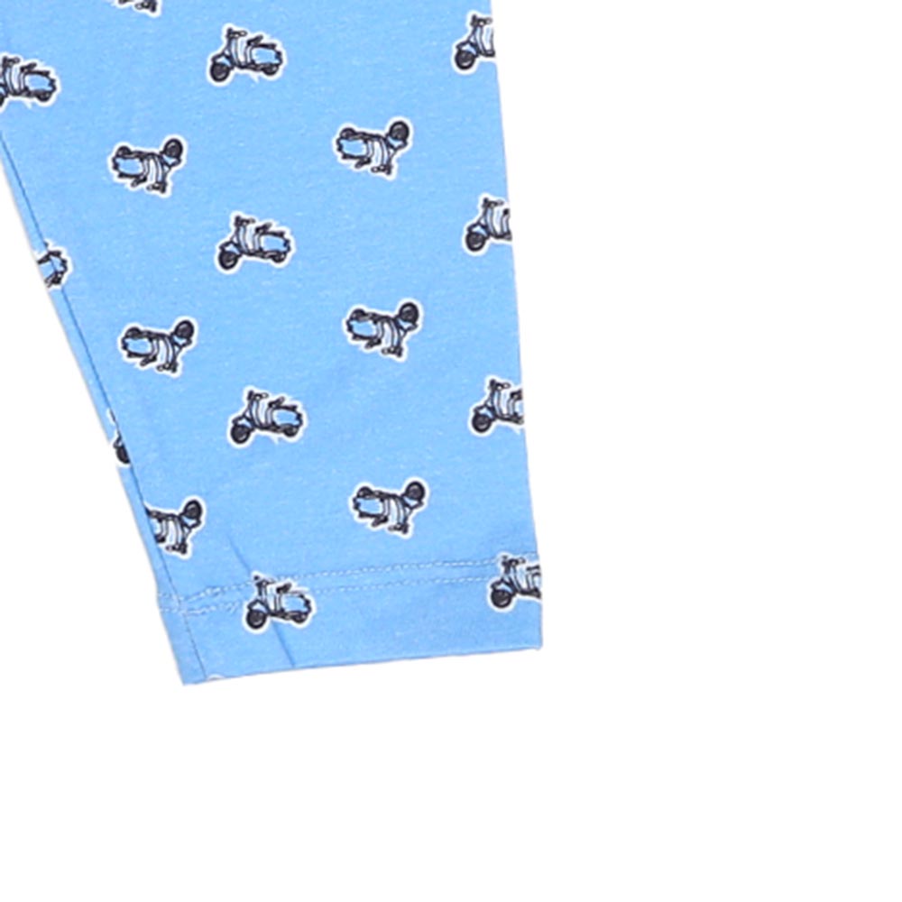 BP-Infant Girls Printed Tights VESPA - Blue