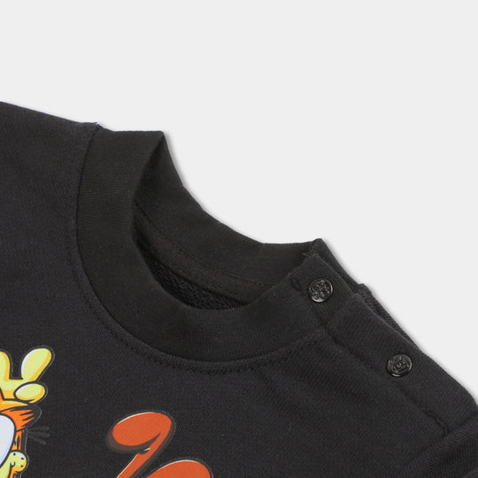 Infant Boys Sweatshirt Garfield - Jet Black