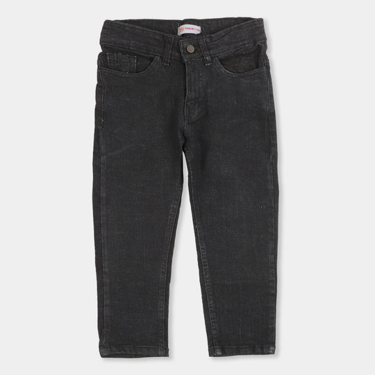 Basic Black Denim Pant For Girls