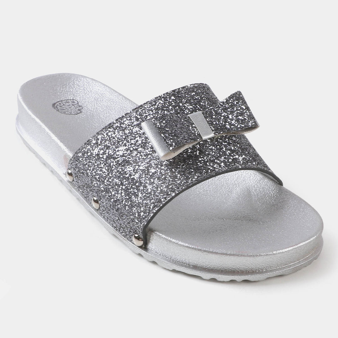 Girls Slipper CL-3 - SILVER