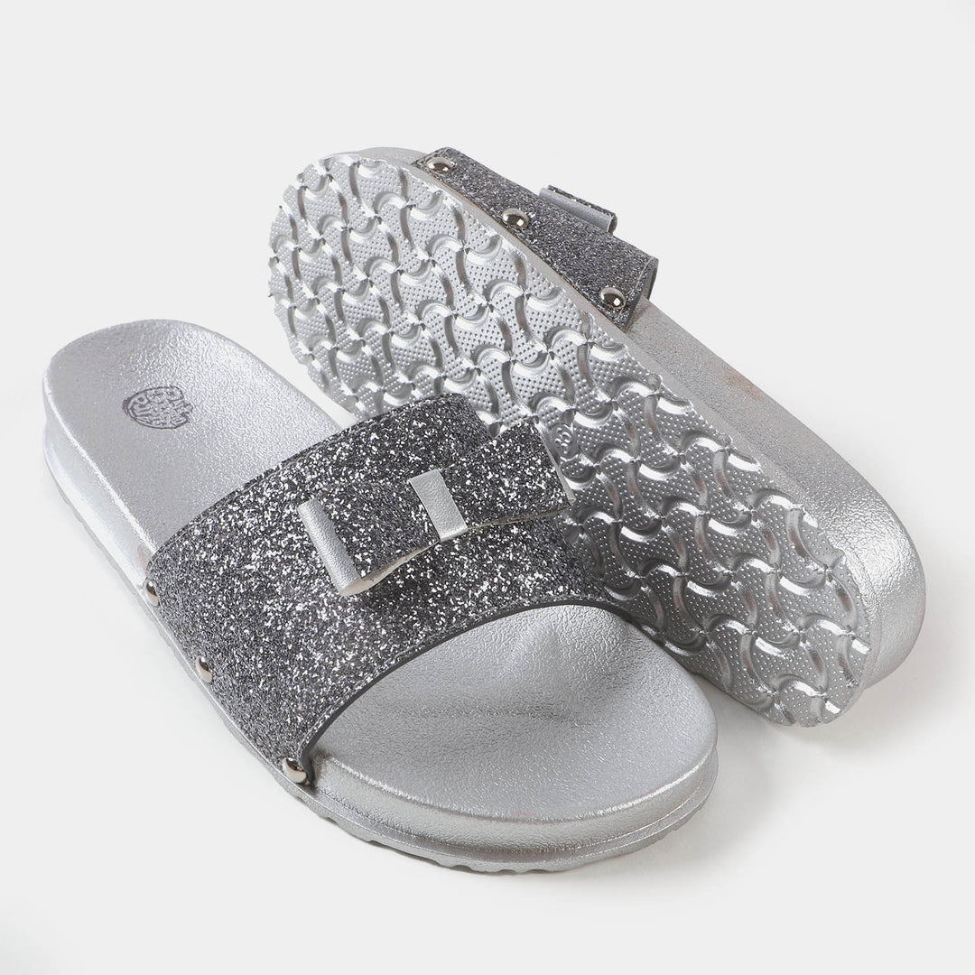 Girls Slipper CL-3 - SILVER