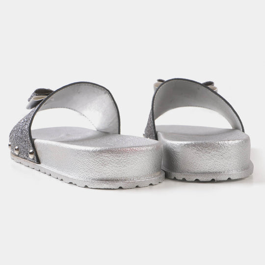 Girls Slipper CL-3 - SILVER