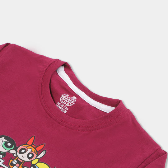 Girls T-Shirt F/S Character Print