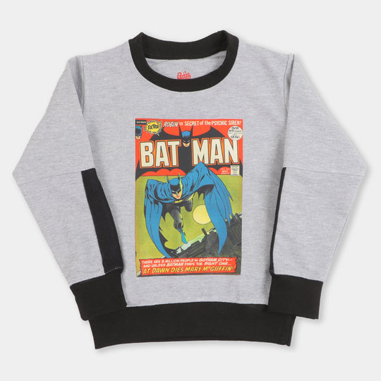 Boys Sweatshirt Cartoon Character - Grey