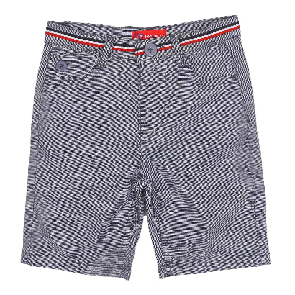 Boys Short Striper - GREY