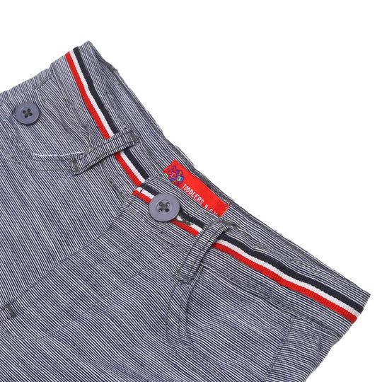 Boys Short Striper - GREY