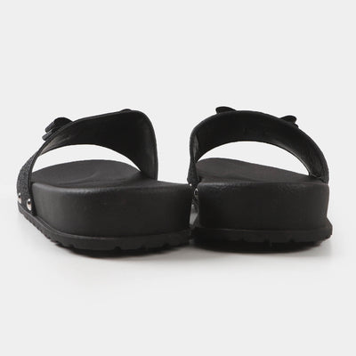 Girls Slipper CL-3 - BLACK