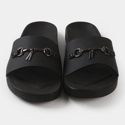 Teens Boys Slippers SL AS-3 - BLACK