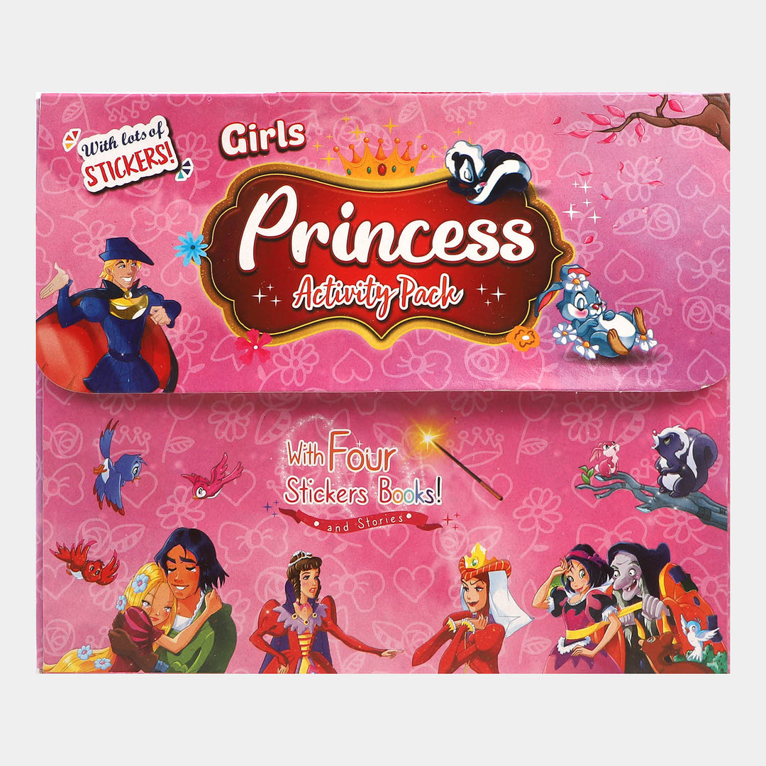 Princess Activity Books & stickers Pack For Girls