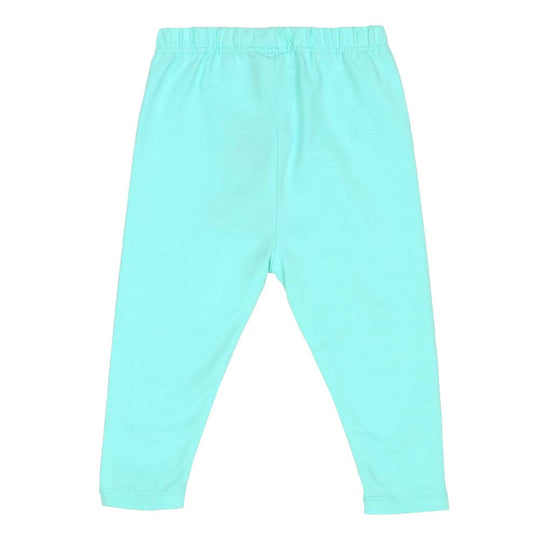 Infant Girls Plain Tights - Beach Sky