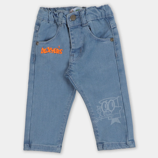 Infant Boys Pant Denim Character - Ice Blue