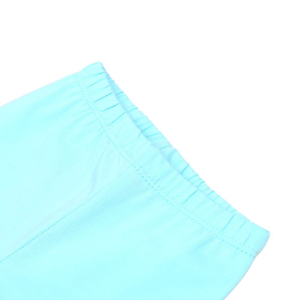 Infant Girls Plain Tights - Sky Blue