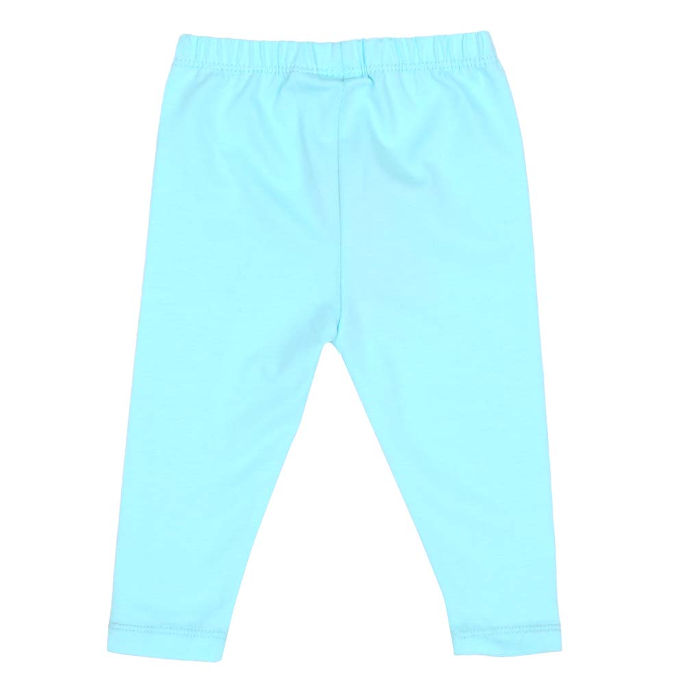 Infant Girls Plain Tights - Sky Blue