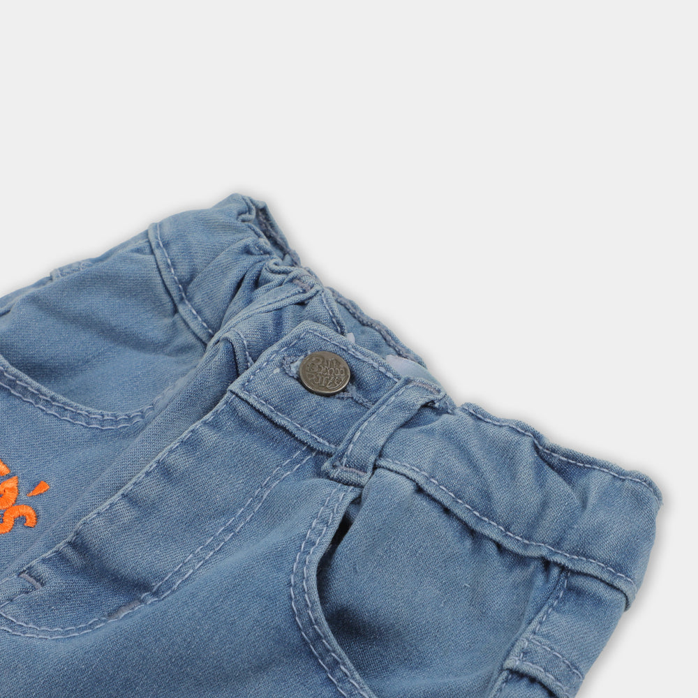 Infant Boys Pant Denim Character - Ice Blue